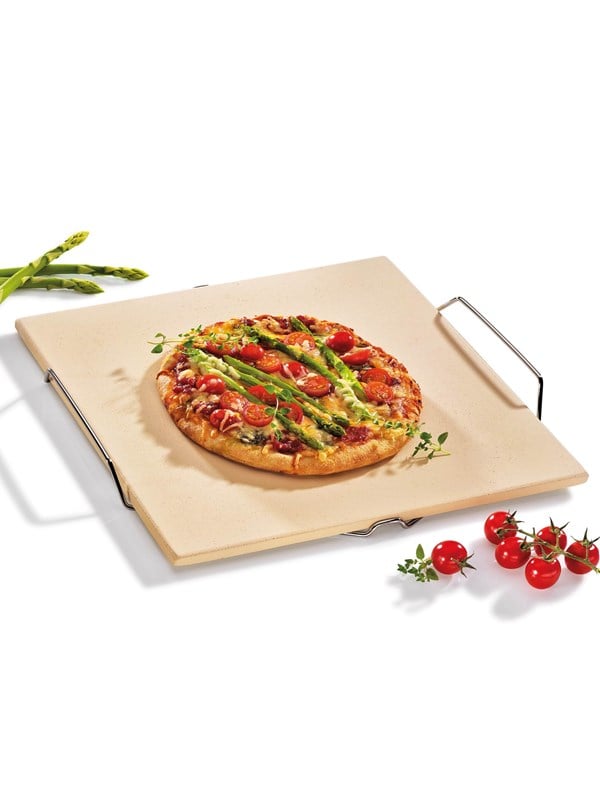 KÜCHENPROF Pizzasten med stand firkantet 41.5cm X 40.5cm