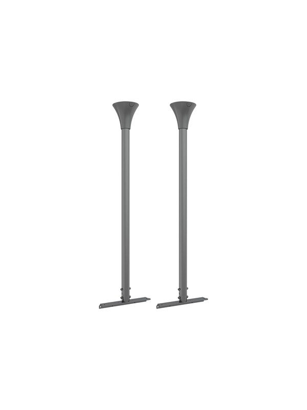 Multibrackets M Pro Series - mounting component - for enclosure - small - black - Maks - Maks størrelse 43"