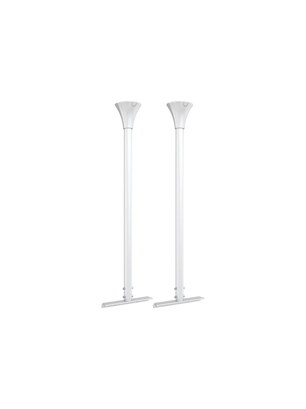 Multibrackets M Pro Series - mounting component - for enclosure - small - white - Maks - Maks størrelse 43"