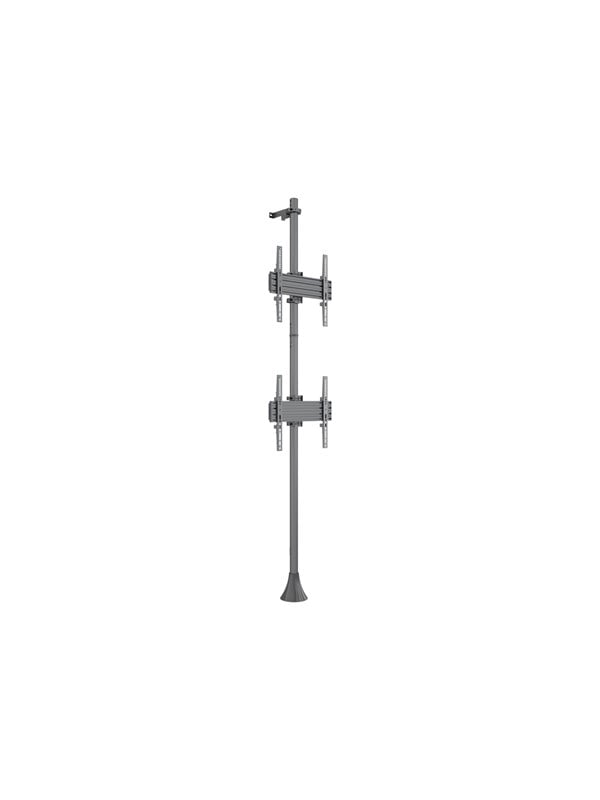 Multibrackets M Pro Series - stand - for 2 LCD displays - black - Maks 60 kg - Maks størrelse 65"
