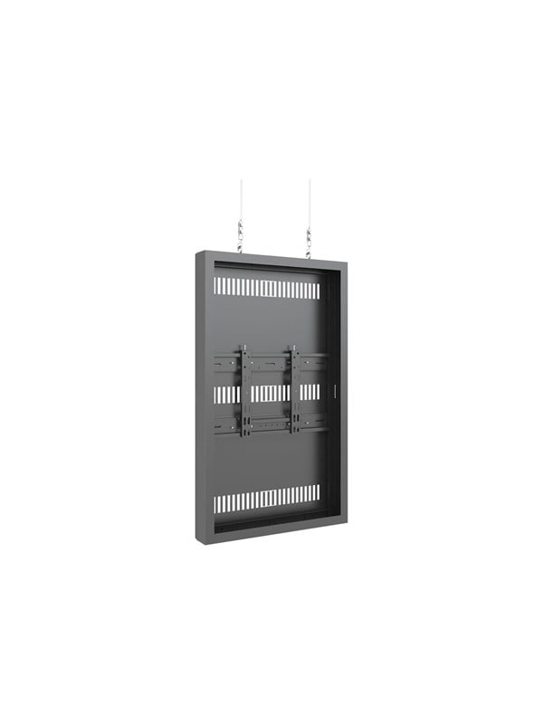Multibrackets M Pro Series - enclosure - for digital signage panel - wire small - black - Maks 25 kg - Maks størrelse 43"