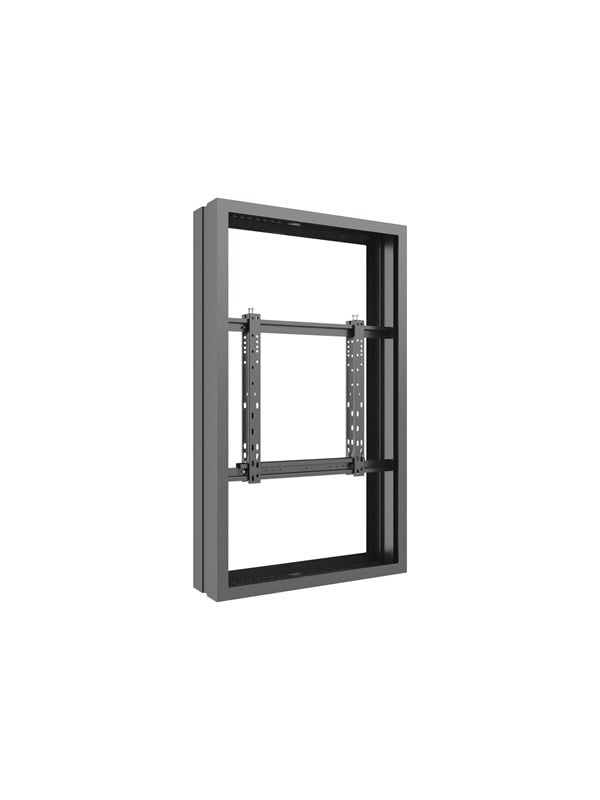 Multibrackets M Pro Series - enclosure - low profile - for digital signage LCD panel - medium - black - Maks 50 kg - Maks størrelse 50"