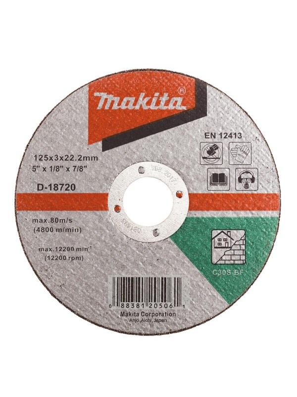Makita CUTTING DISC 125X3 C30S STONE MAKITA