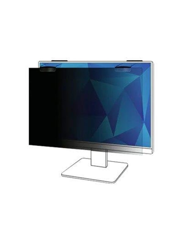 3M - Privacy-filter for skærm - aftagelig - magnetisk - 21.5 - sort - for Apple iMac (24 tommer)