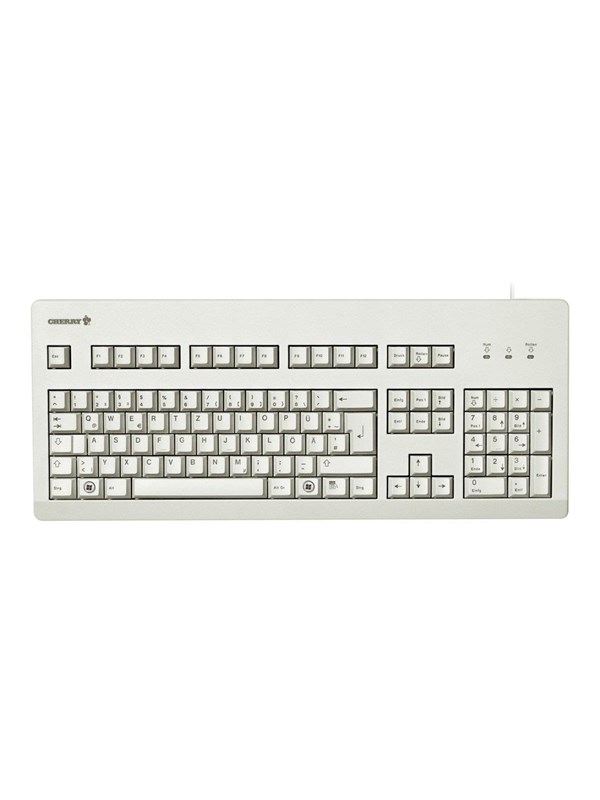 Cherry G80-3000 - keyboard - US - light grey - Tastatur - Amerikansk engelsk - Grå