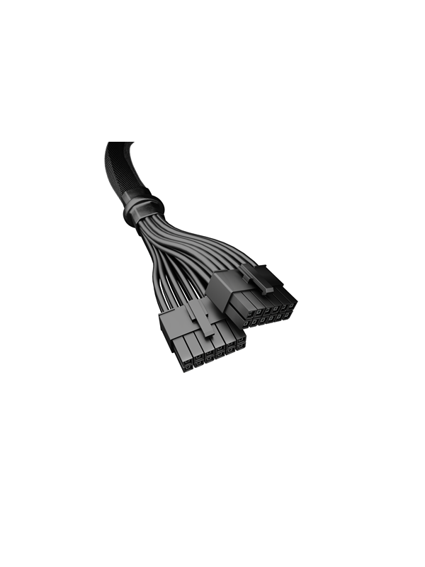 be quiet! CPH-6610 - Strømkabel - 12 pin PCIe-kraft (hun) til 12VHPWR (hun) - 60 cm - sort