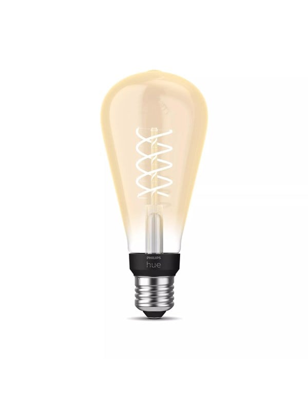 4 stk Philips Hue White E27 edisonpære, 2100K, 7W, Ø7,2 cm