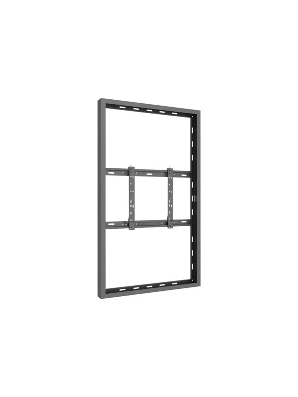 Multibrackets M Pro Series - enclosure - low profile - for digital signage LCD panel - medium - black - Maks 25 kg - Maks størrelse 55"