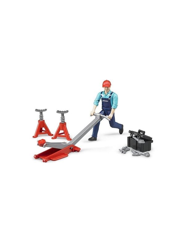Bruder Figure Set Garageudstyr billede