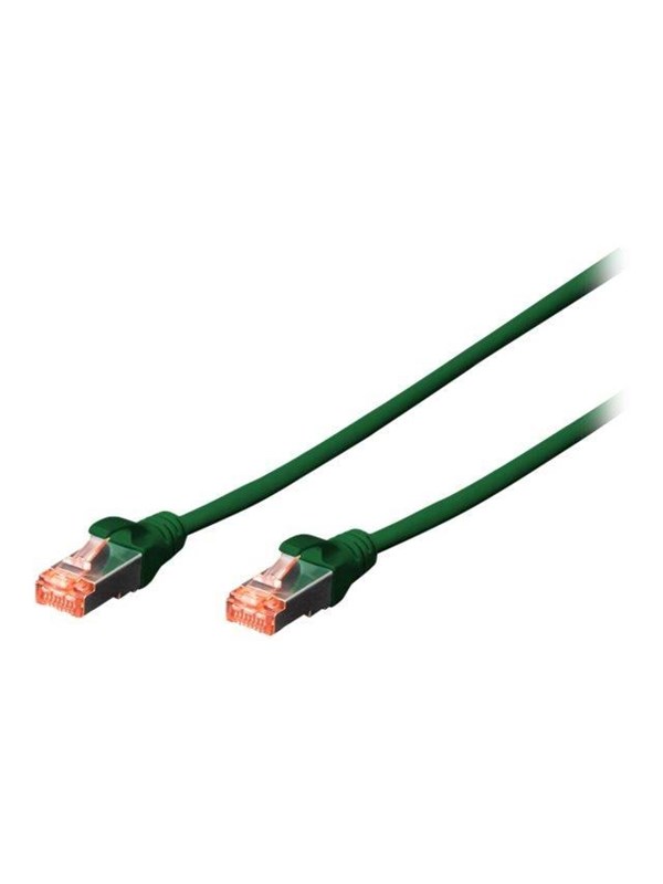 DIGITUS Professional patch cable - 25 cm - green - Grøn - 0.25m