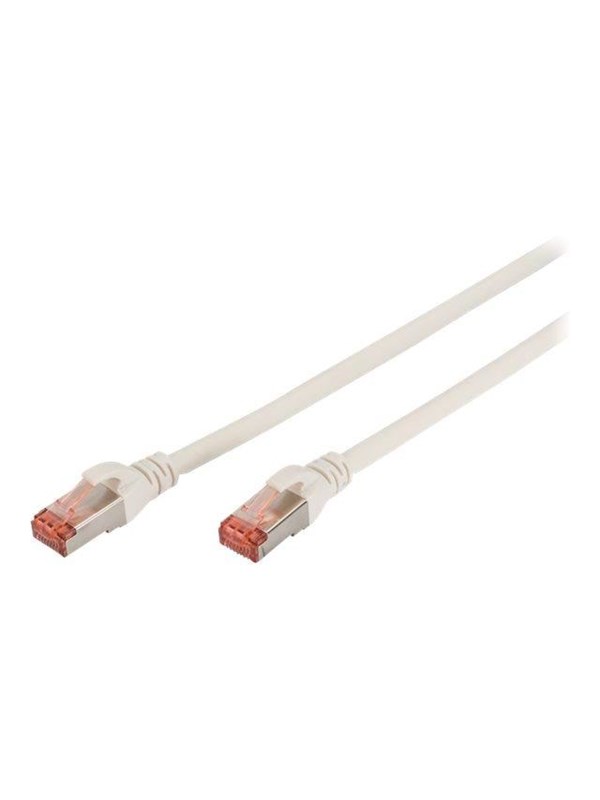 DIGITUS Professional patch cable - 5 m - white - Hvid - 5m