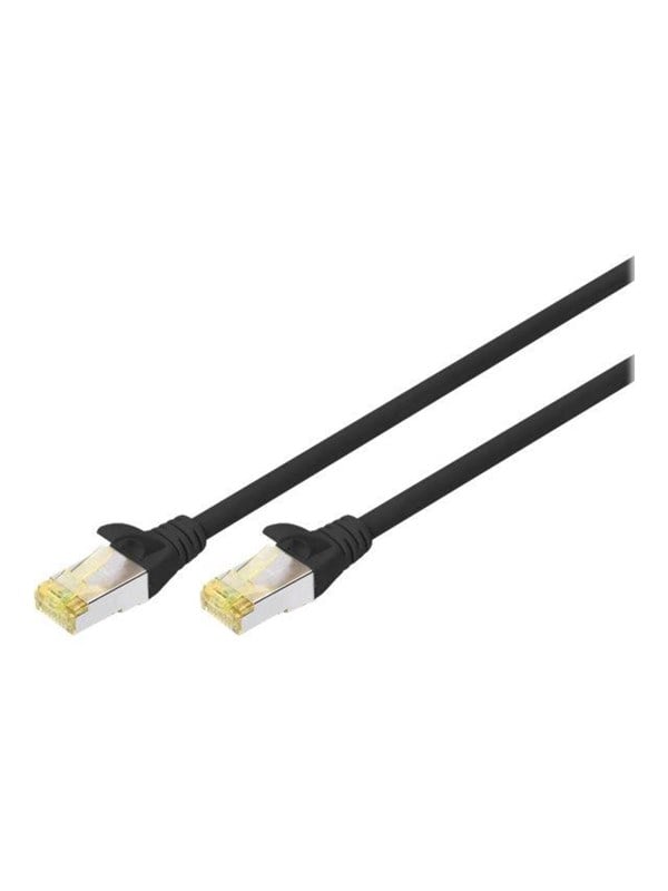 Netværkskabel Digitus CAT 6A S/FTP patchkabel - 10 stk., 0,5 m, sort