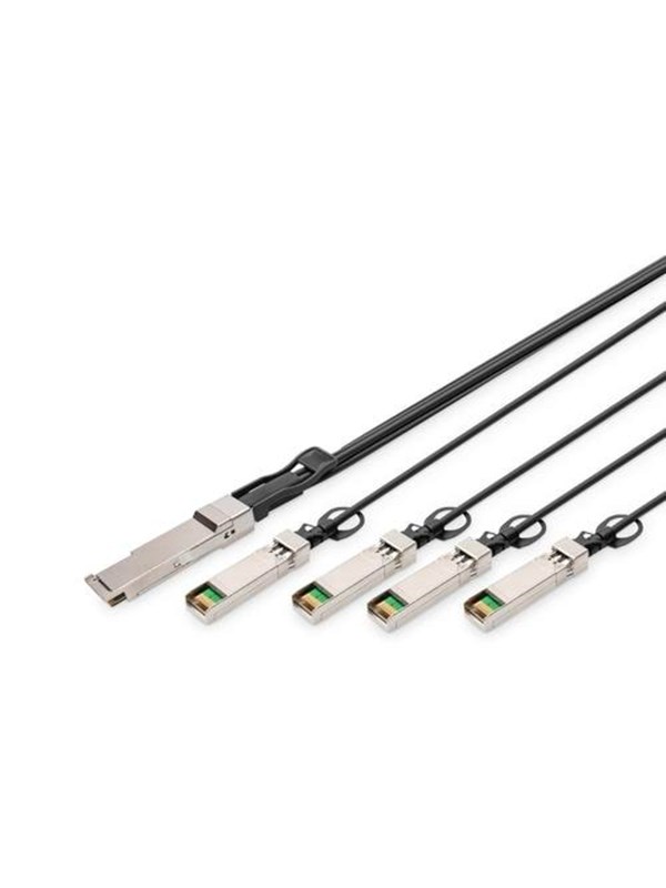 DIGITUS 40GBase direct attach cable - 2 m - Sort - 2m