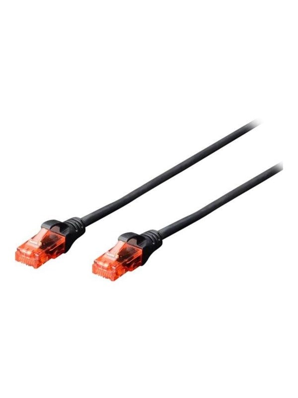 DIGITUS Professional patch cable - 2 m - black - Sort - 2m