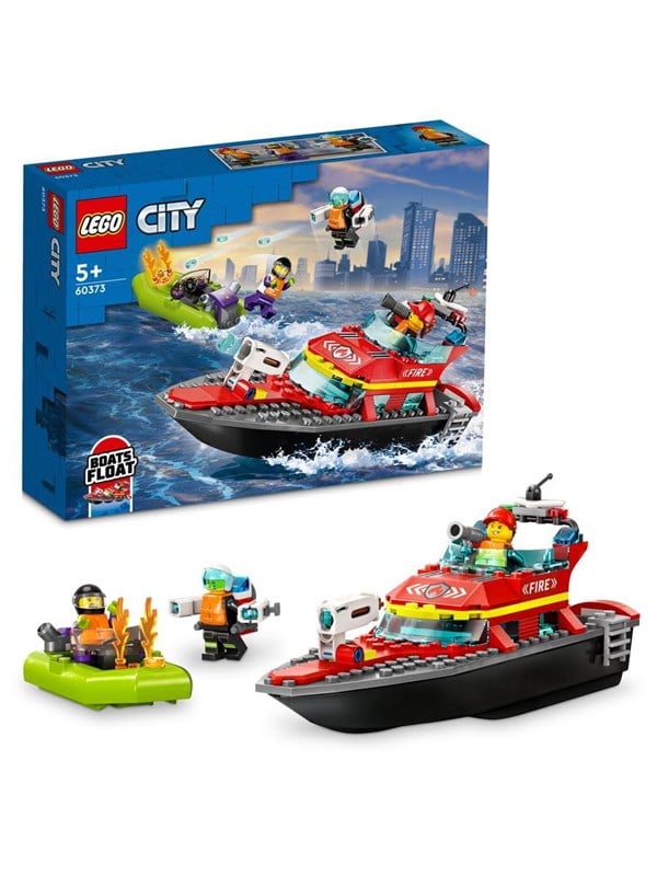 LEGO City 60373 Brandvæsnets redningsbåd billede