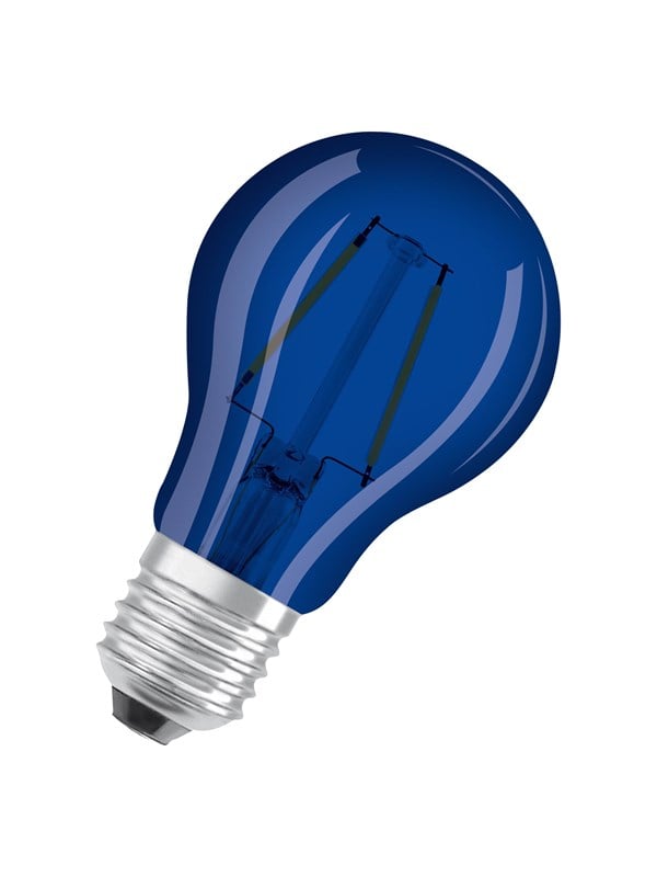 Osram Decór E27 standardpære, 2,5W, blå