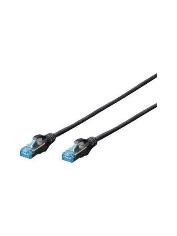 DIGITUS Professional patch cable - 2 m - black RAL 9005 - Sort - 2m