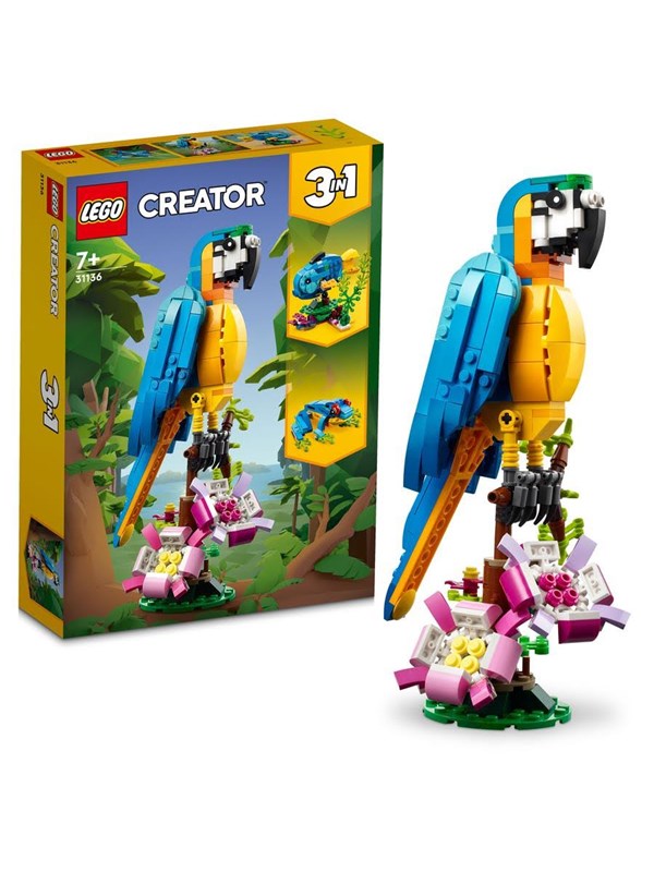 LEGO Creator 31136 Eksotisk papegøje billede