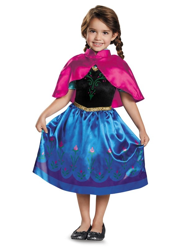 Disney Frost Anna Travel Børnekostume - Medium
