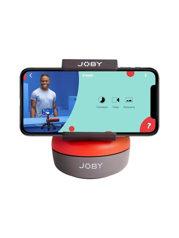 Joby Spin - Phone Mount Kit - support system - motorised base - wireless - Bluetooth Joby Spin - Phone Mount Kit - support system - motorised base - wireless - Bluetooth