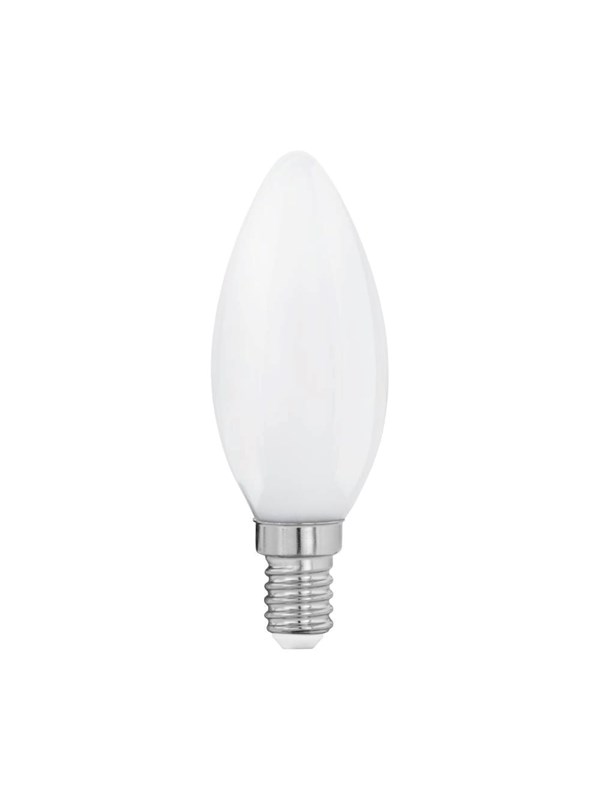 EGLO LED pære C35 Kerte 4W/827 470 lumen mat E14