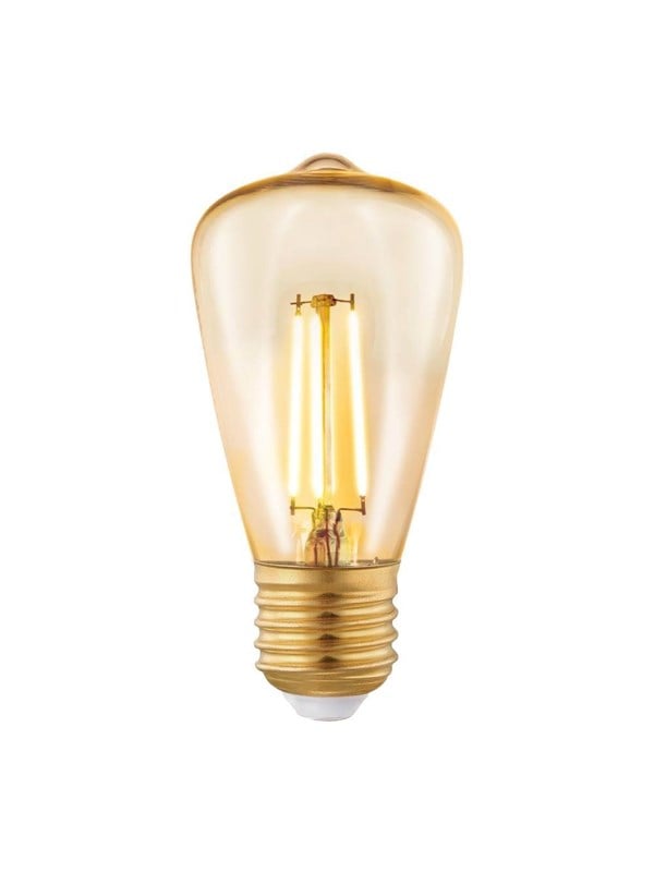 EGLO LED pære ST48 3,5W/822 270 lumen amber 3-trin dæmpbar E27