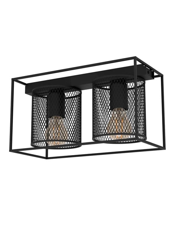 EGLO Catterick Loft 2L E27 Sort