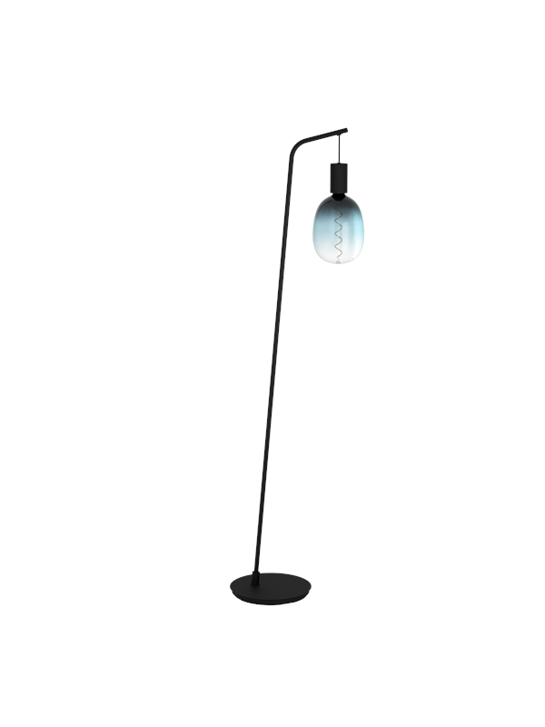 EGLO Cranley Gulv E27 H1700 Sort - Gulvlampe - 43758