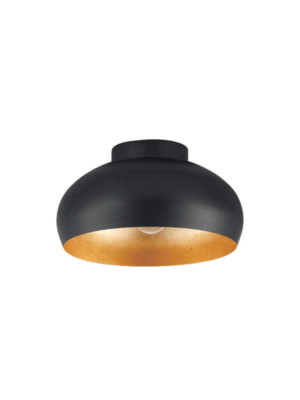 EGLO Mogano 2 Loft E27 Ø280 Sort/guld - Loftlampe - 900554