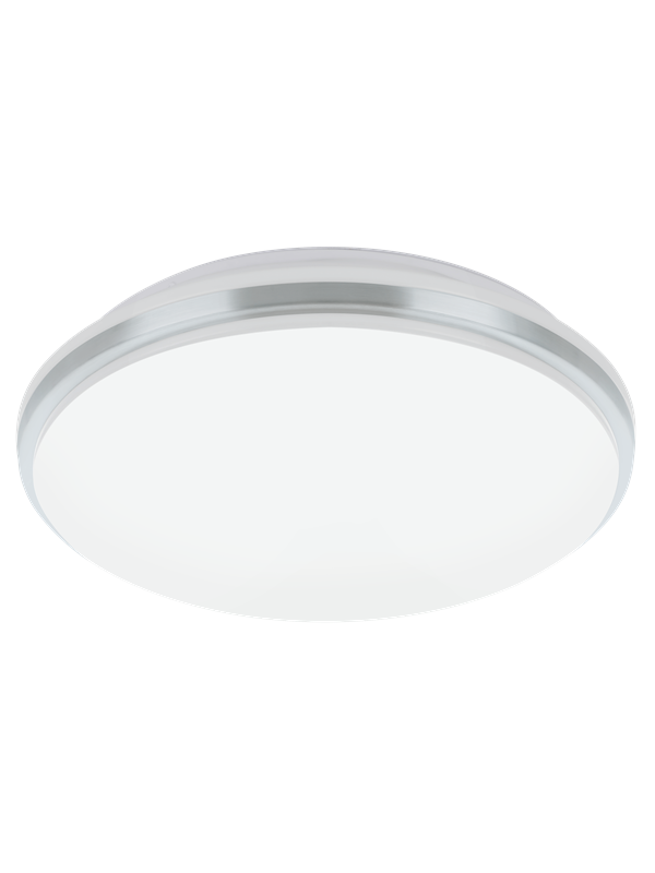 EGLO PINETTO PLAFOND Ø340 18W 1900LM 4000K IP44 HVID/KROM