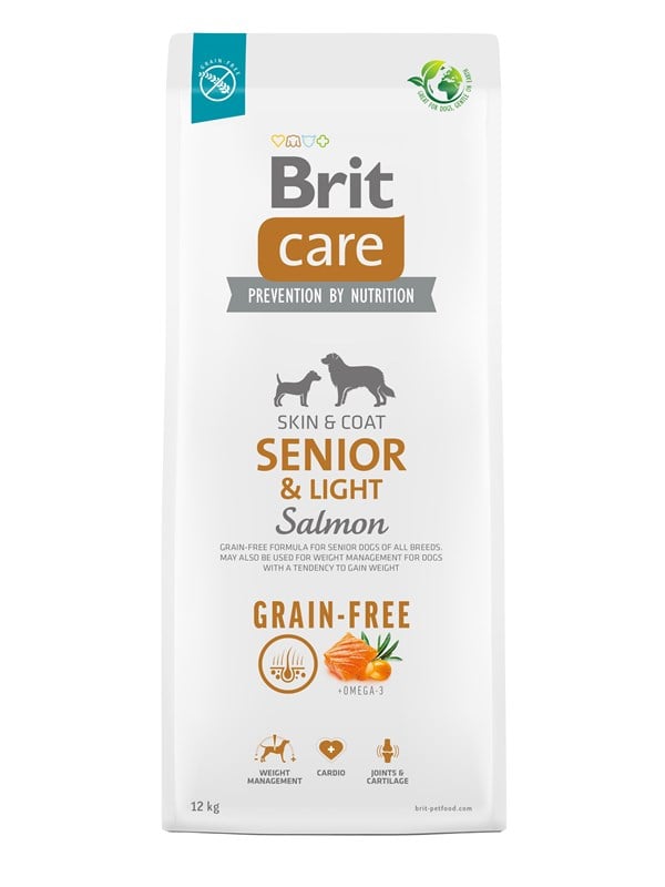 Brit Senior&Light Salmon - dry dog food - 12 kg billede