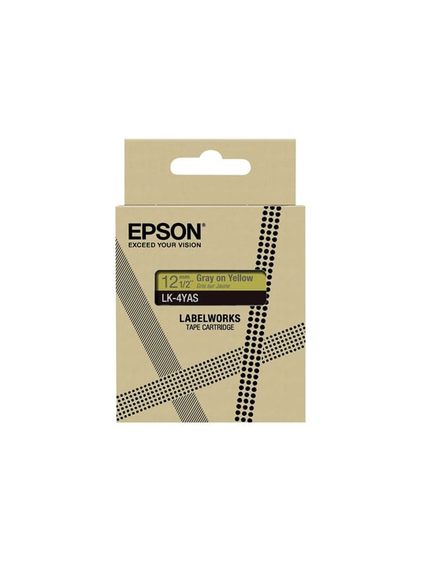 Epson LabelWorks LK-4YAS Tapepatron (1,2 cm x 8 m) 1kassette(r)