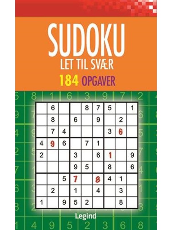 Sudoku - Let til svær - Hobby - paperback