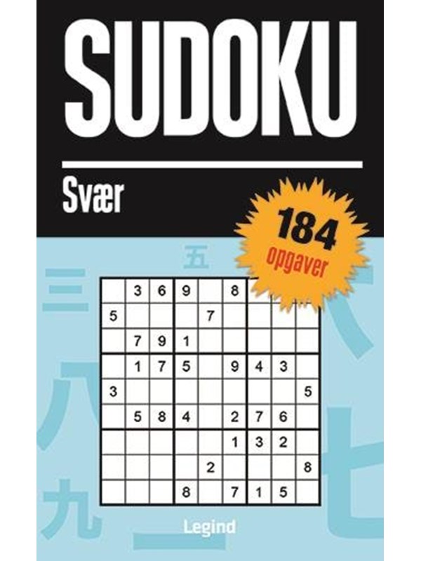 Sudoku - Svær - Hobby - paperback