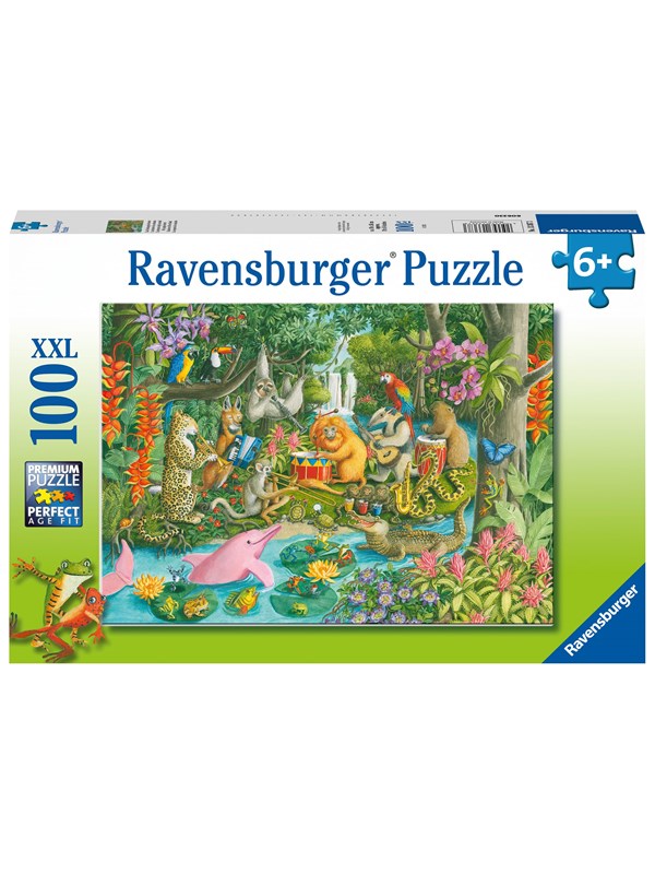 Ravensburger Rainforest River Band 100p 2D Puslespil
