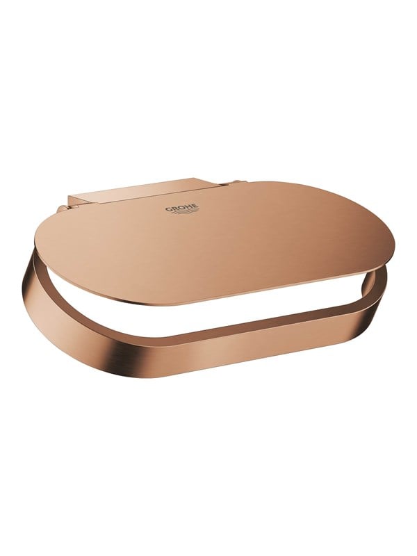 GROHE Selection toiletpapirholder med låg, 152mm. Børstet warm sunset