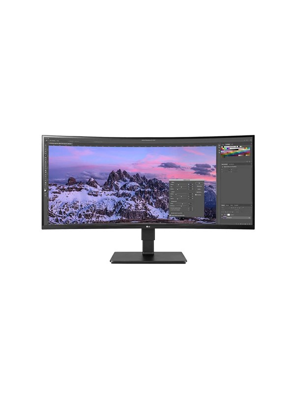 35" LG UltraWide 35BN77CP-B - 3440x1440 (UWQHD) - 100Hz - VA - 90W USB-C billede