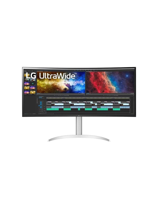 38" LG 38BQ85C-W - 3840x1600 (WQHD+) - 75Hz - IPS - 90W USB-C billede