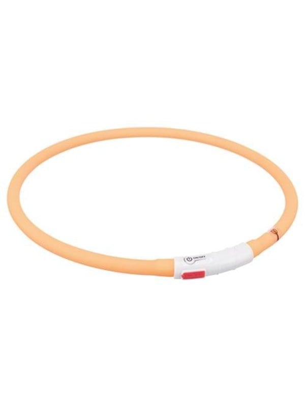 Trixie USB Flash Light Ring XS-XL: 70 cm/ø 10 mm. Orange