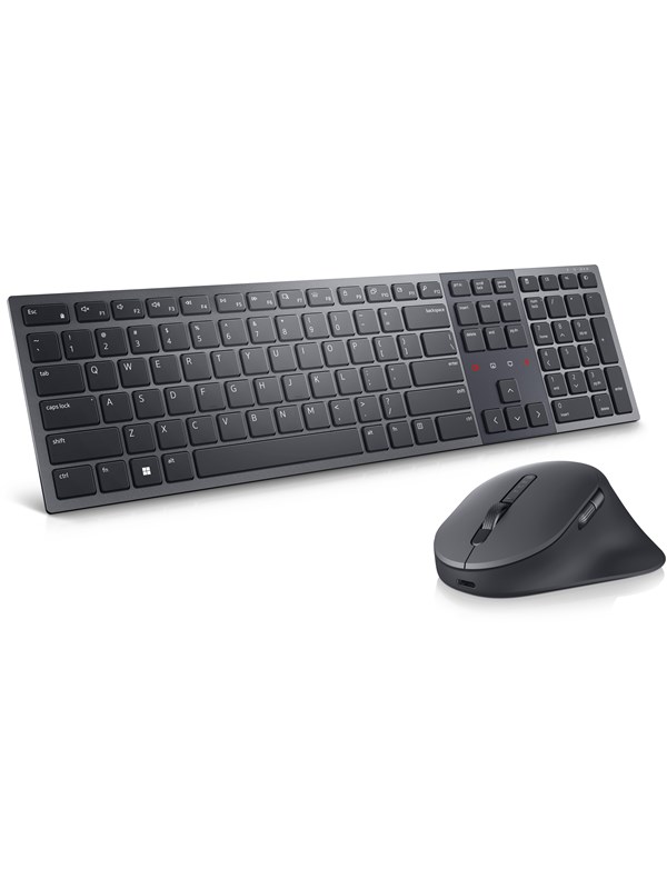 Dell Premier Collaboration Keyboard and Mouse Nordic - Tastatur & Mus sæt - Nordisk - Grå