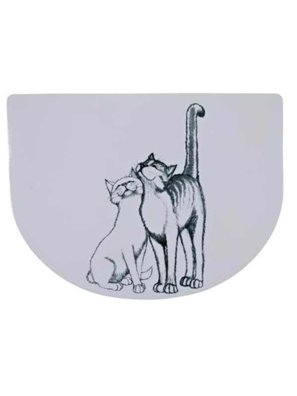 Trixie Place Mat Pussy Cats 40 × 30 cm white