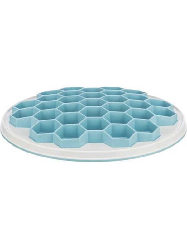 Trixie Slow Feeding Food Plate Hive ø 30 cm. grey/blue