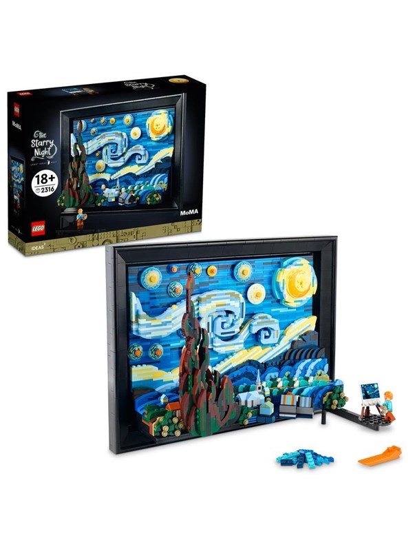 LEGO Ideas 21333 Vincent van Gogh - Stjernenatten billede