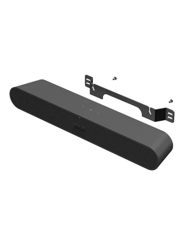 Flexson Wall Mount For Sonos Ray - Black - Maks - Maks størrelse