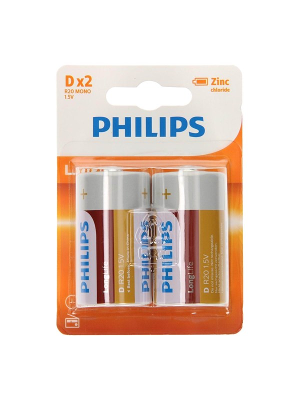 Battery R20 1.5V (2 SZT