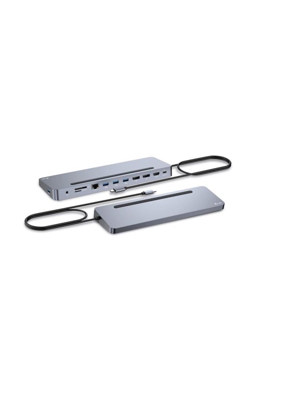I-Tec USB-C Metal Ergonomic 3x 4K Display Docking Station + Power Delivery 100 W billede