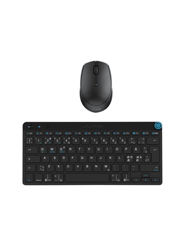 JLAB GO - Tastatur & Mus sæt - Nordisk - Sort
