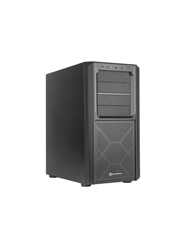 PC kabinet SilverStone SETA D1 midi tower - sort