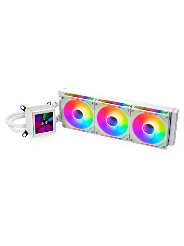 Lian Li Galahad II LCD INF 360 - White - CPU Vandkøling - Max 29 dBA