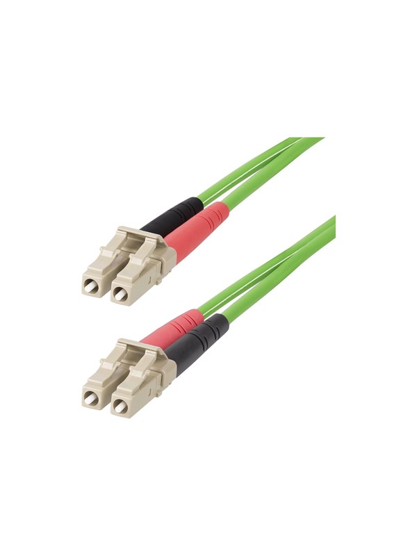 StarTech.com 7m (22ft) LC to LC (UPC) OM5 Multimode Fiber Optic Cable - patch cable - 7 m - green - Grøn - 7m